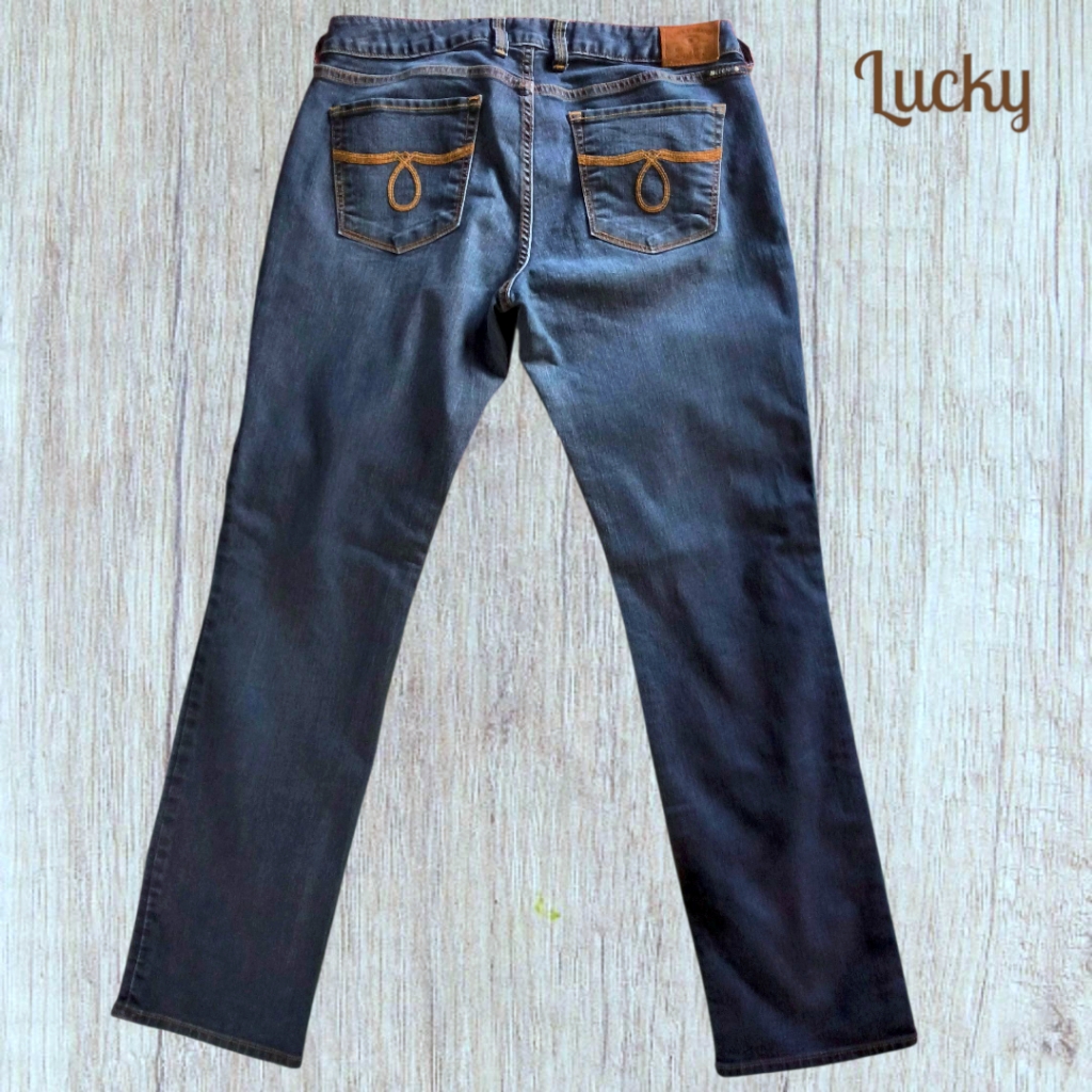 Lucky Brand Womens Lola Straight Leg Denim Jeans